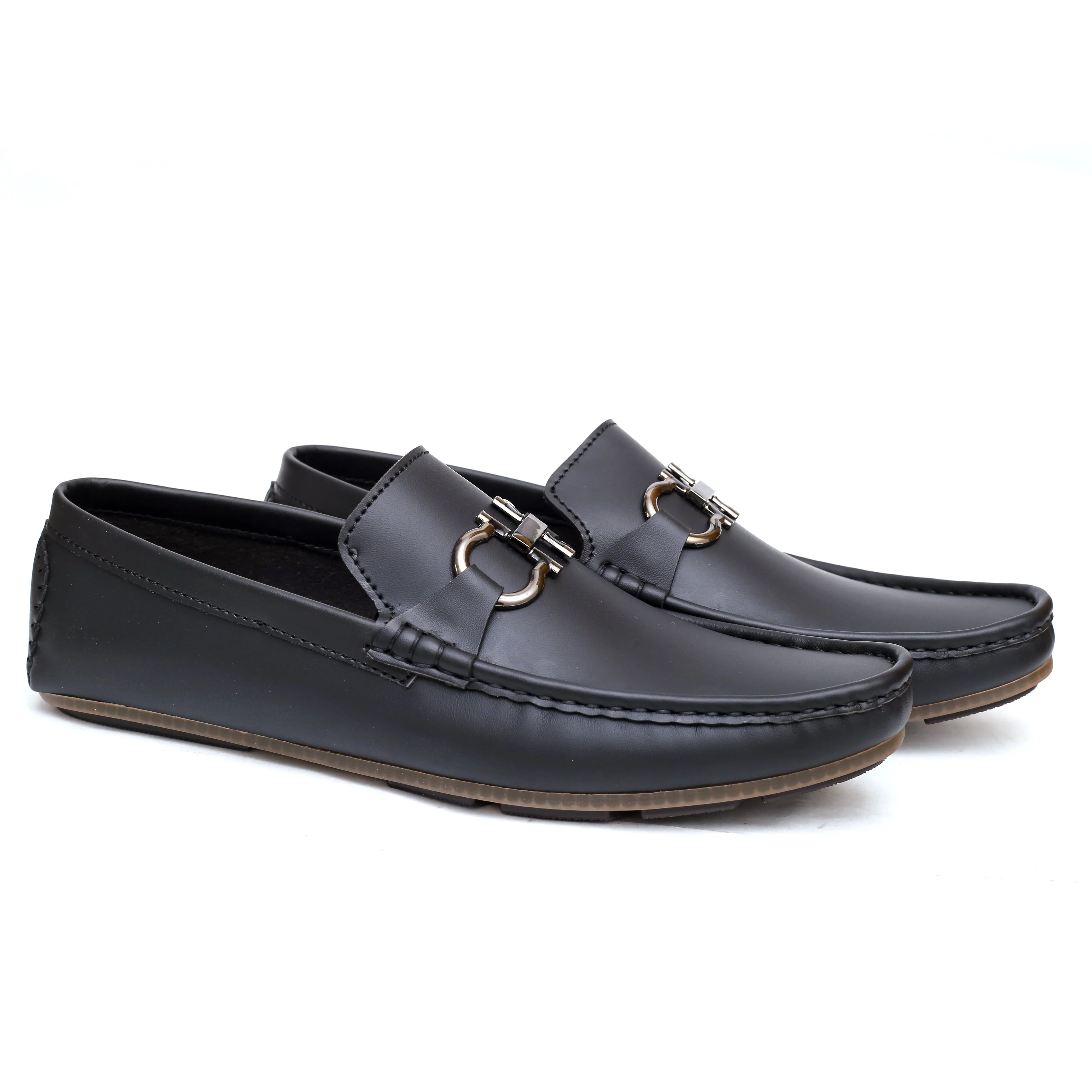 Black Mat  Buckle Loafer