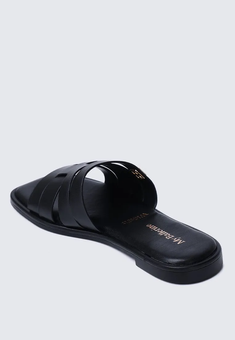 Bobi Comfy Sandal In Black