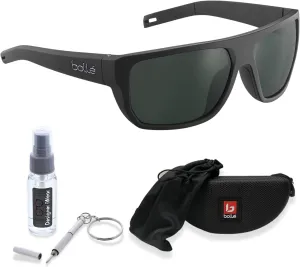 Bolle Vulture 62MM Flat Top Sunglasses for Men   BUNDLE With Designer iWear Complimentary Eyewear Kit