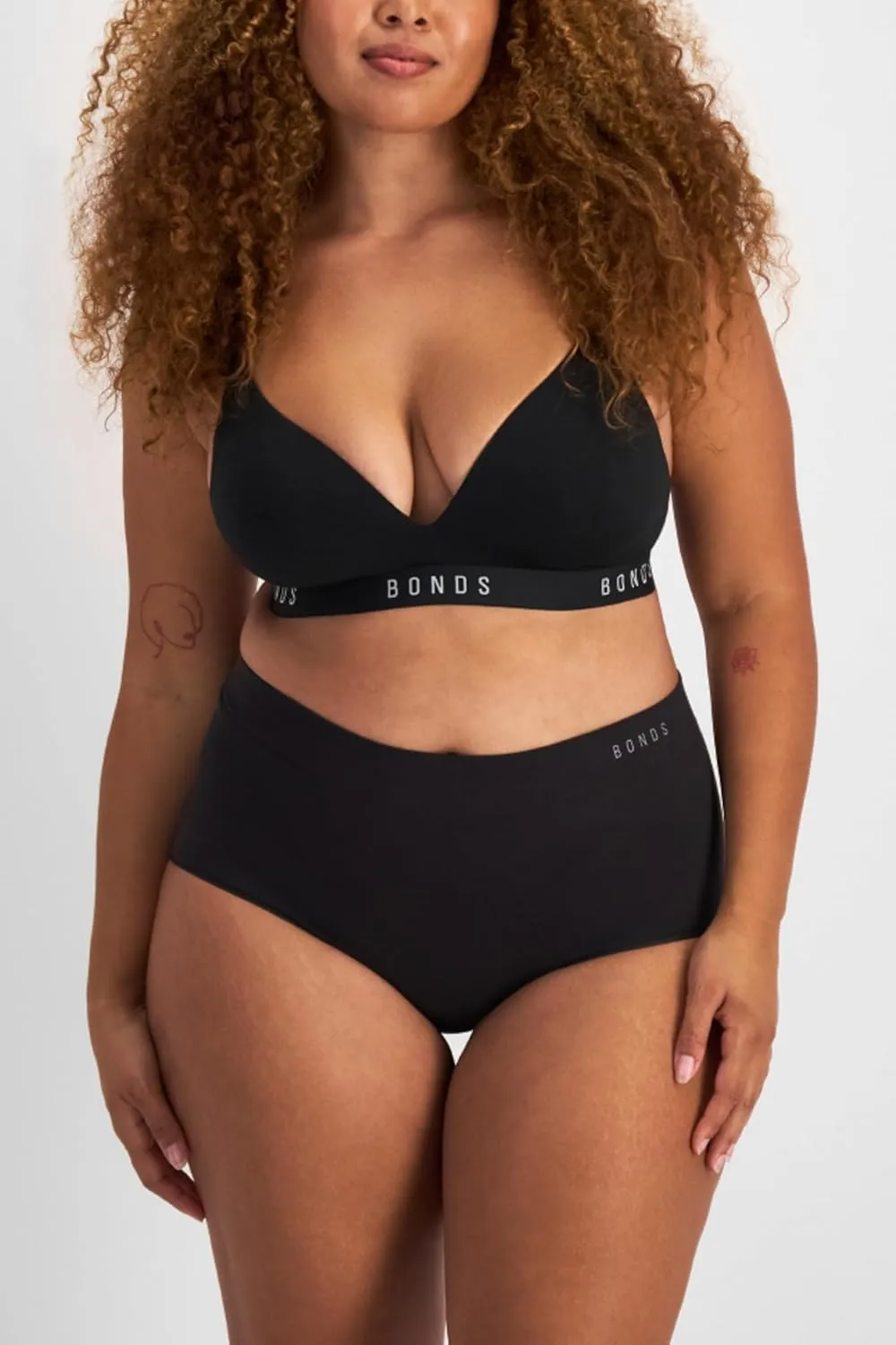 Bonds Seamless Invisi Brief Underwear in Cotton-Rich Blend for Women, 3-Pack