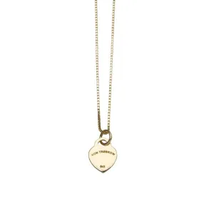 Box Chain VT Heart Necklace