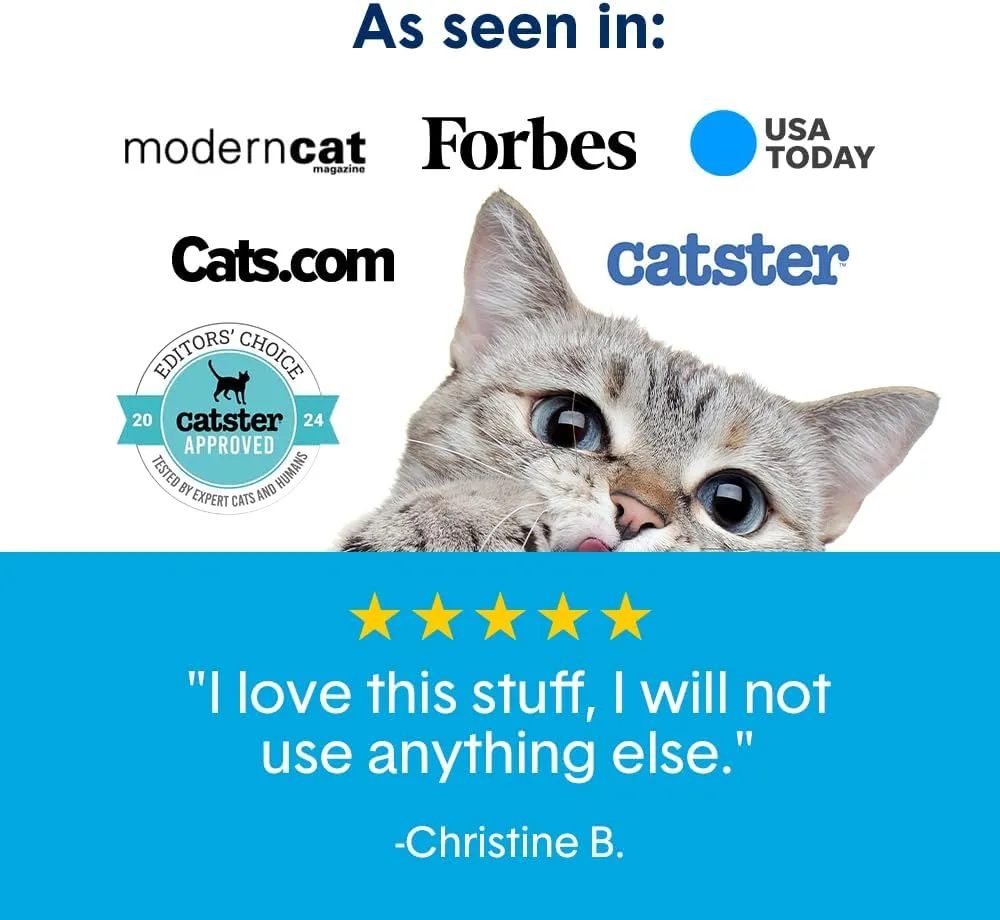 Boxie® Unscented 30 Day Odour Control Clumping Clay Cat & Kitty Litter 28 lb, 99.9% Dust-Free, Hard Flat Top® Clumps, No Fragrances No Fillers, Long-Lasting, Easy to Scoop