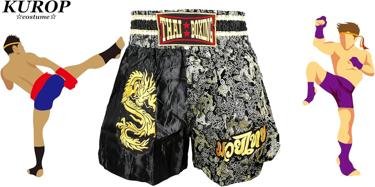Boxing Muay Thai Shorts Trunks MMA Martial Arts Kickboxing Fight Sport Clothing