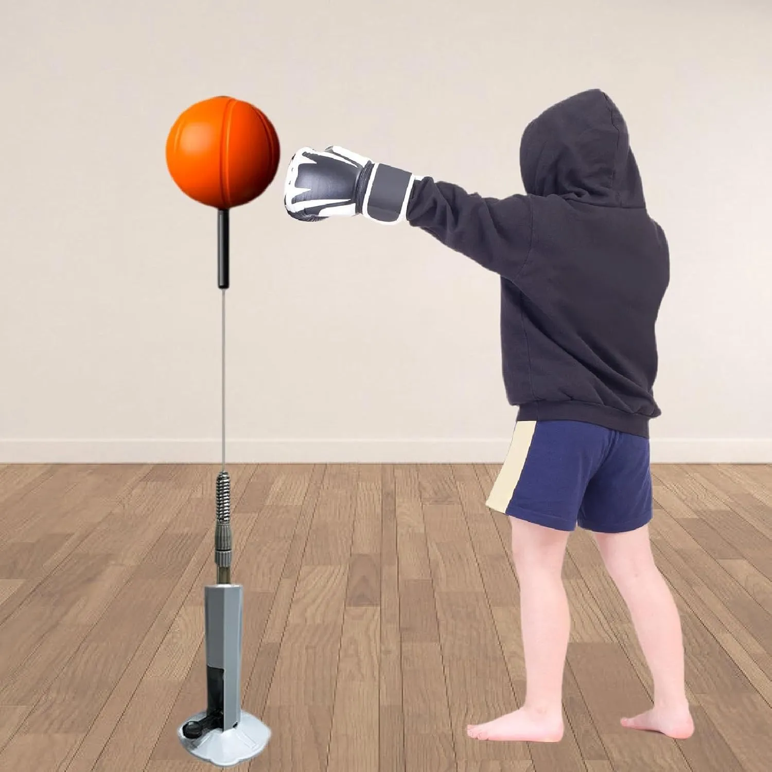 Boxing Reaction Ball, Boxing Reflex Ball, Improve Reaction Speed, Freestanding Punching Ball, Boxing Bag for Workout Sports