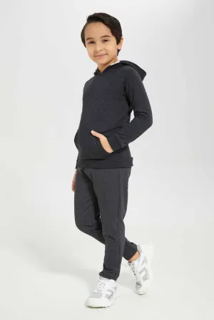 Boys Charcoal Elasticated Waist Jogger