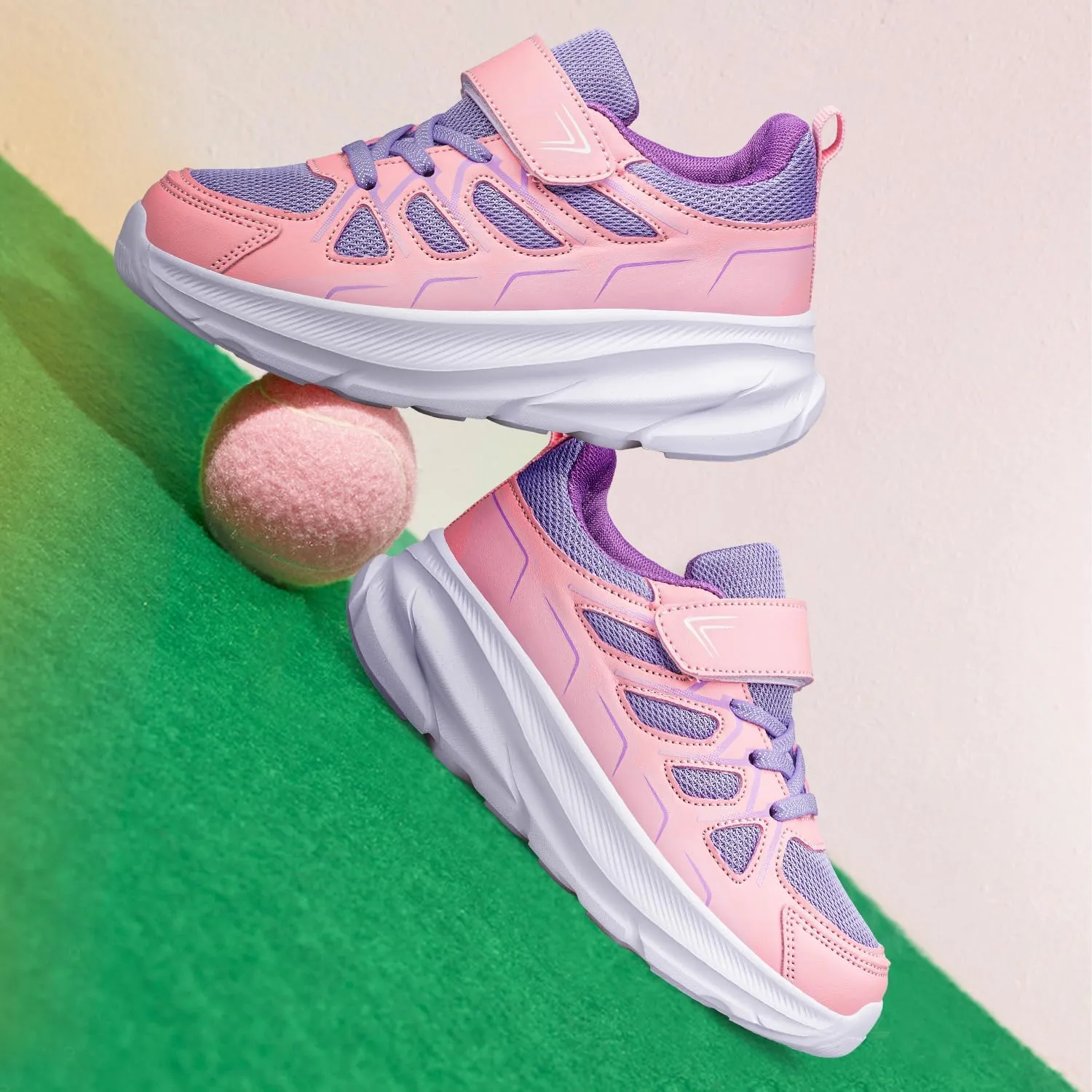 Boys Girls Shoes Kids Running Shoes Non Slip Athletic Walking Tennis Shoes Lightweight Sneakers for Toddler/Little Kid/Big Kid