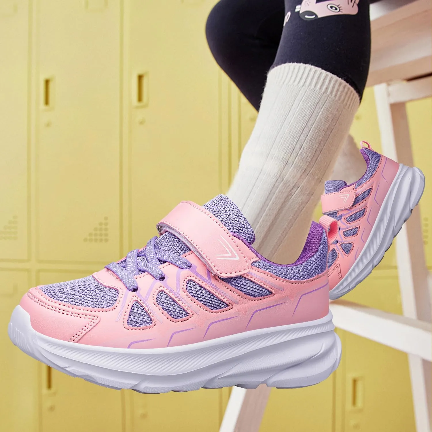 Boys Girls Shoes Kids Running Shoes Non Slip Athletic Walking Tennis Shoes Lightweight Sneakers for Toddler/Little Kid/Big Kid