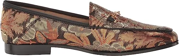 Bronze Classic Edelman Loafers Vamp Chain Detail Loraine Sam Wide selection Rave reviews Slip-On Leather