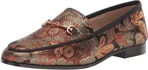Bronze Classic Edelman Loafers Vamp Chain Detail Loraine Sam Wide selection Rave reviews Slip-On Leather