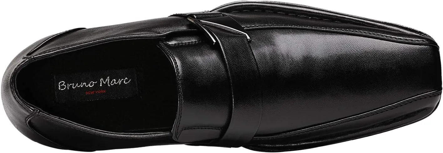 Bruno Marc Men's Giorgio Leather Lined Dress Loafers Shoes
