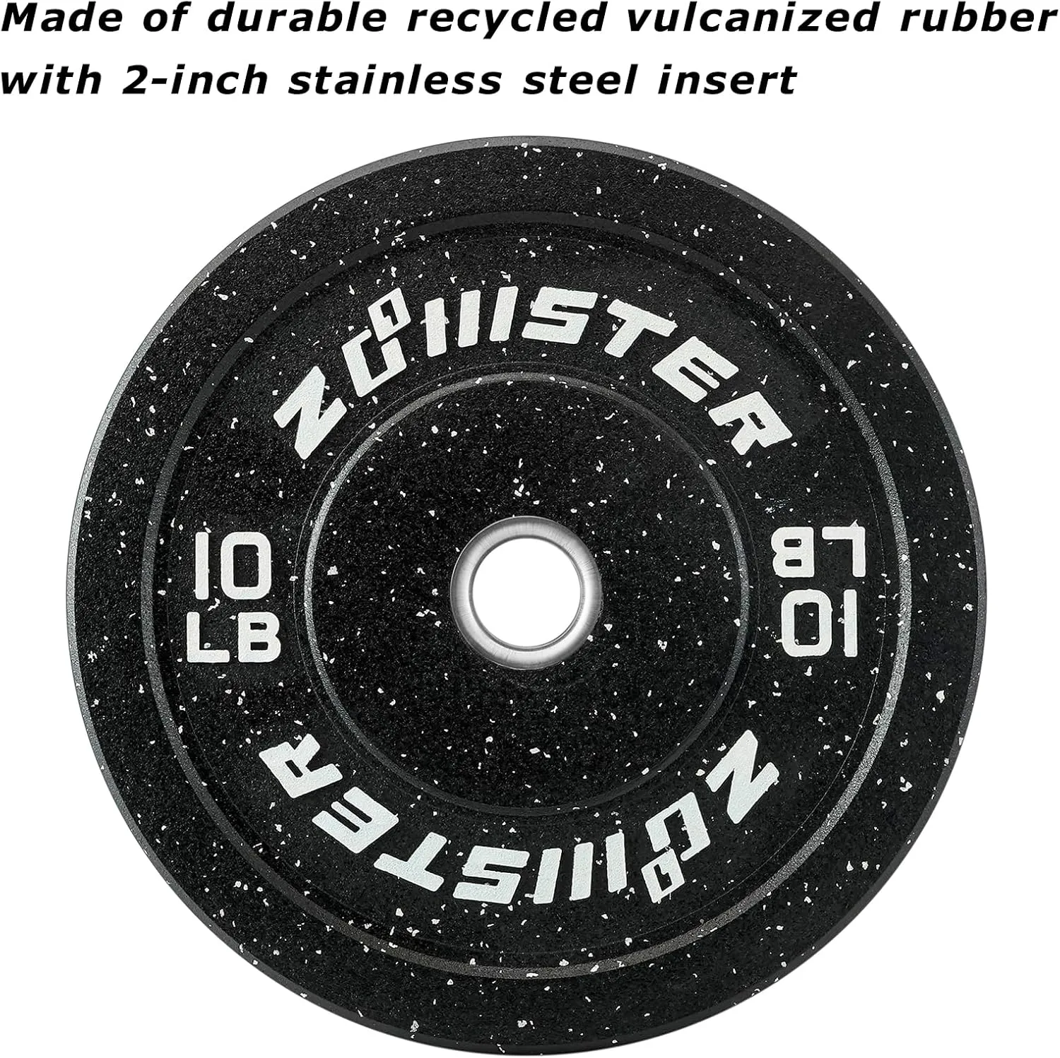 Bumper Weight Plate Olympic Plate Hi-Temp Bumper Weight Plate with Steel Insert Strength Training Weight Lifting Plate