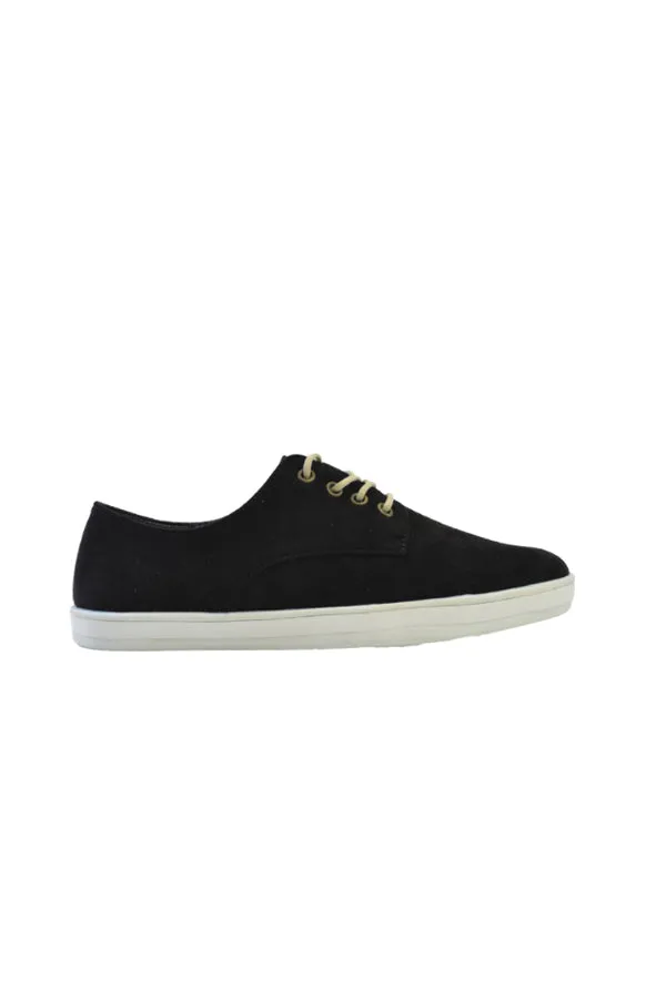 CALISSA-BLACK FAUX SUEDE