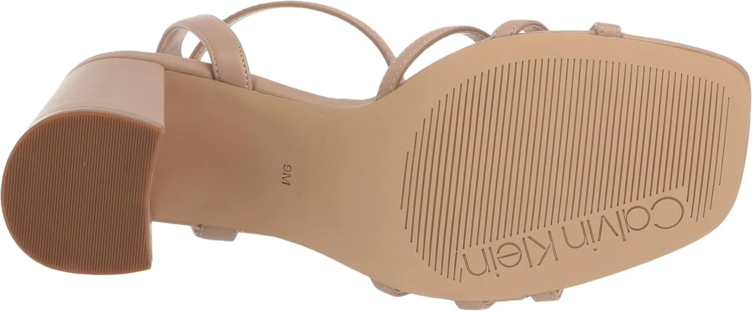 Calvin Klein Women's Qalat Heeled Sandal