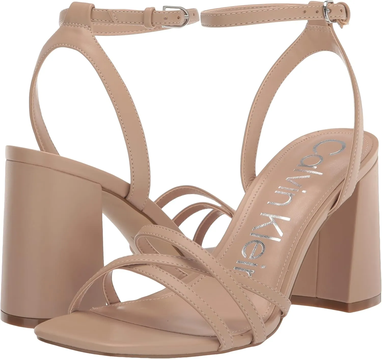 Calvin Klein Women's Qalat Heeled Sandal