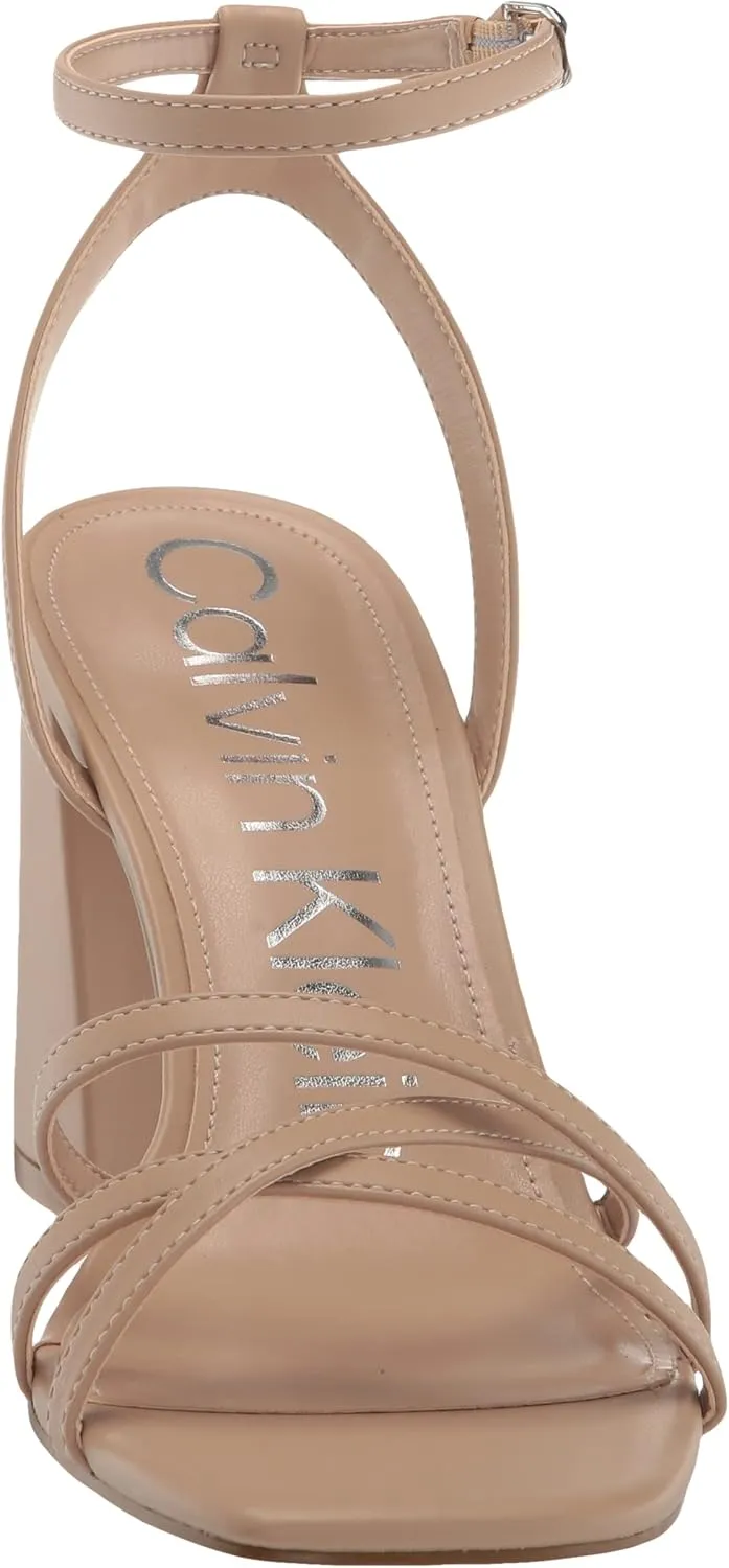 Calvin Klein Women's Qalat Heeled Sandal