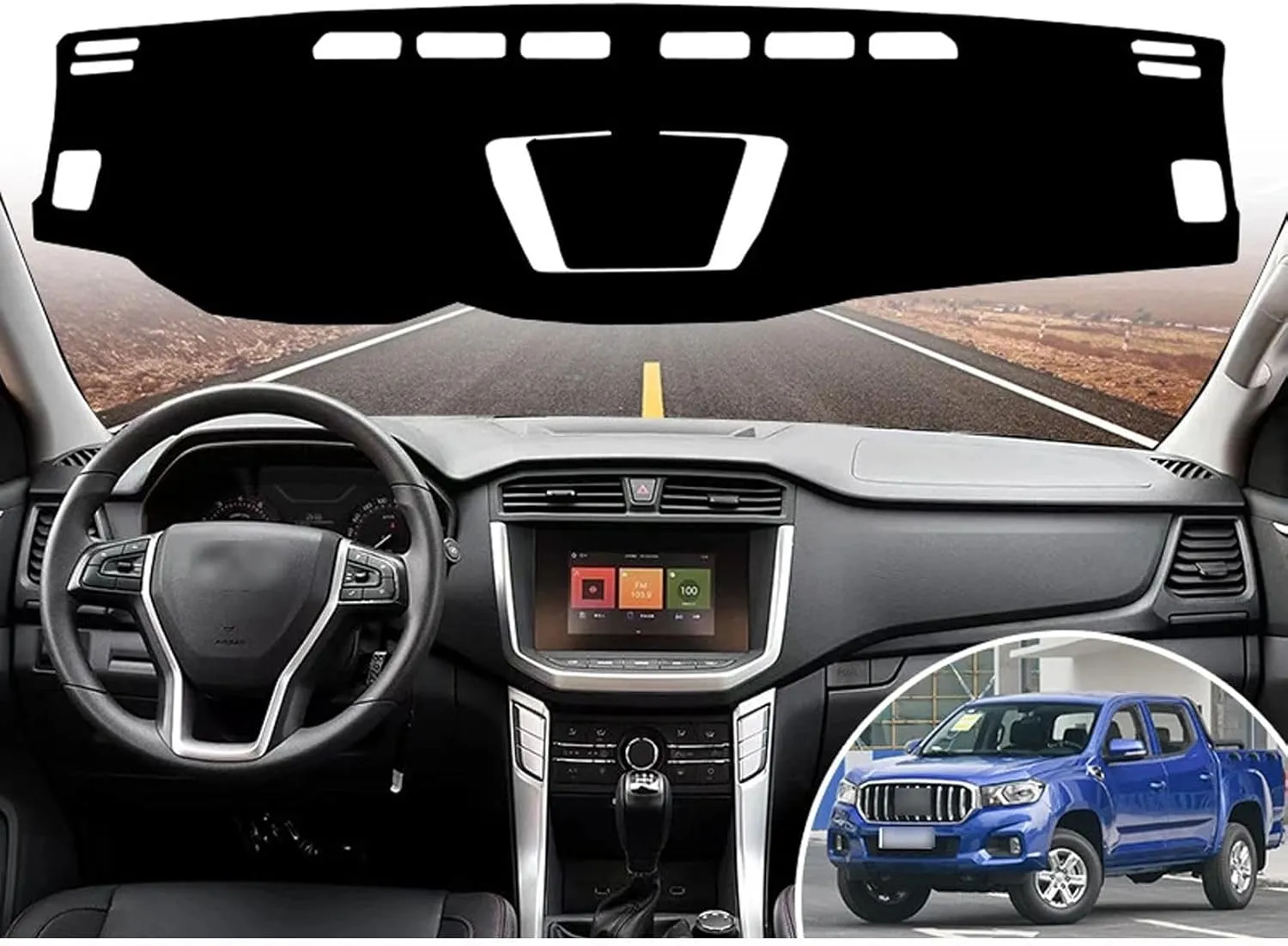 Car Dashboard Cover Avoid Light Pad Cover Car Protective Mat Accessories,Fit for SAIC Maxus T60 2017-2022 2021