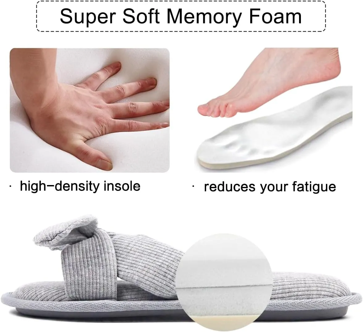 Caramella Bubble Womens Open Toe Summer Bedroom Slippers Memory Foam Sandal Home Ladies Comfy Slippers