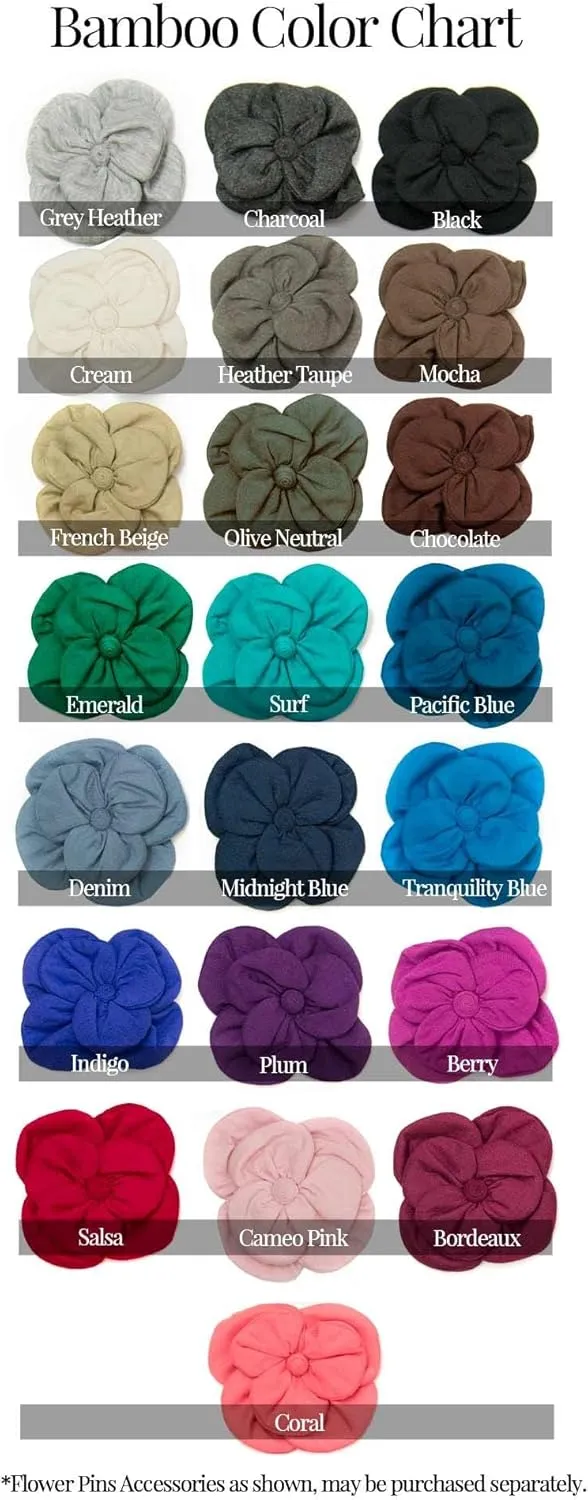 Cardani Hat for Large Heads Large Synergy Hat in Viscose from Bamboo - Day or Sleep Cap