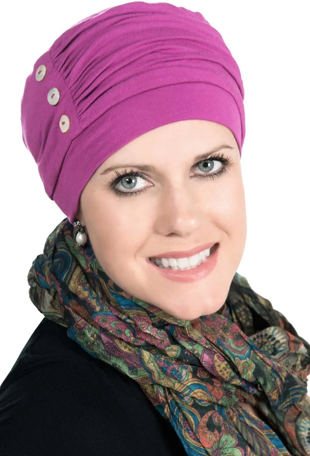 Cardani Hat for Large Heads Large Synergy Hat in Viscose from Bamboo - Day or Sleep Cap