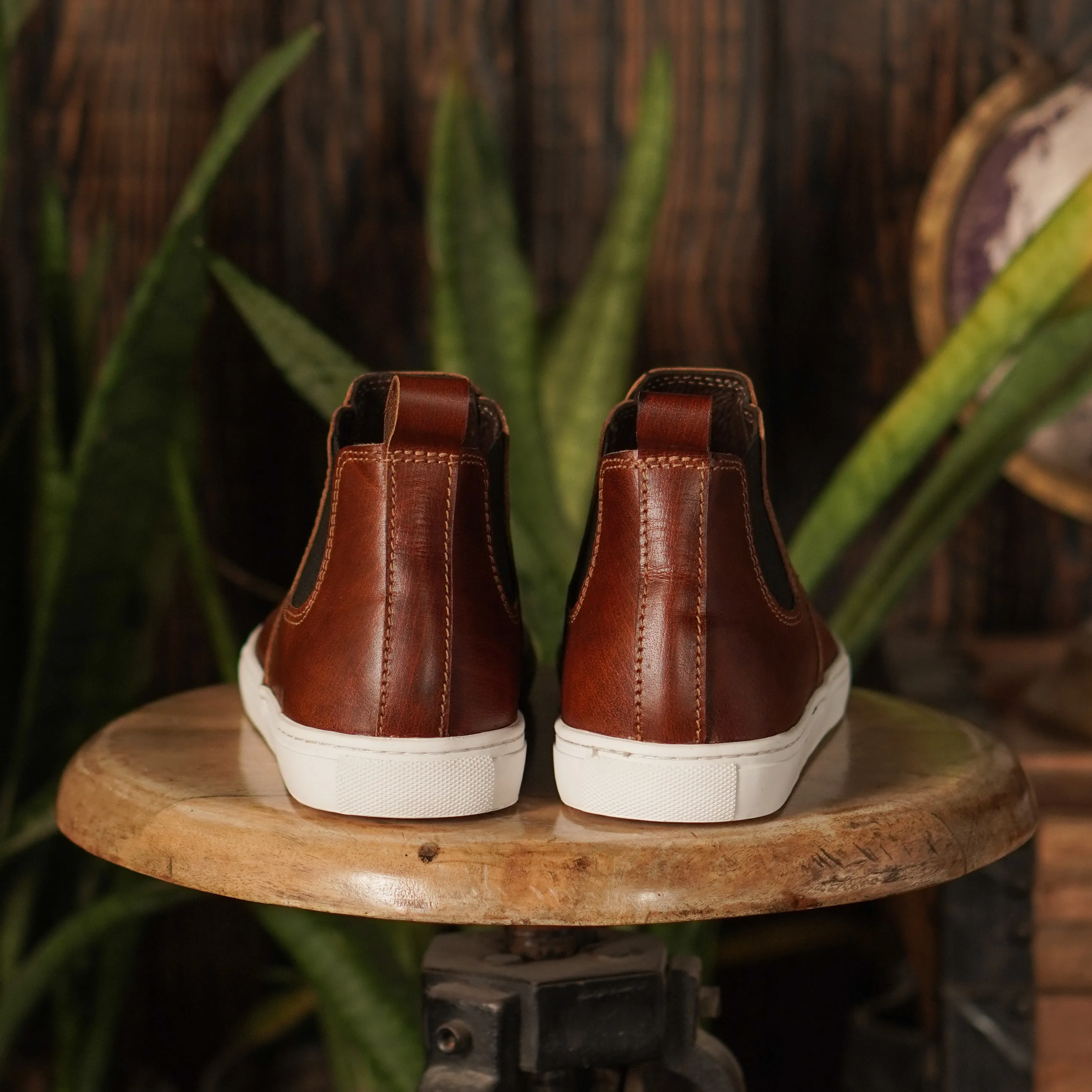 Chelsea Sneakers (Saddle Tan)