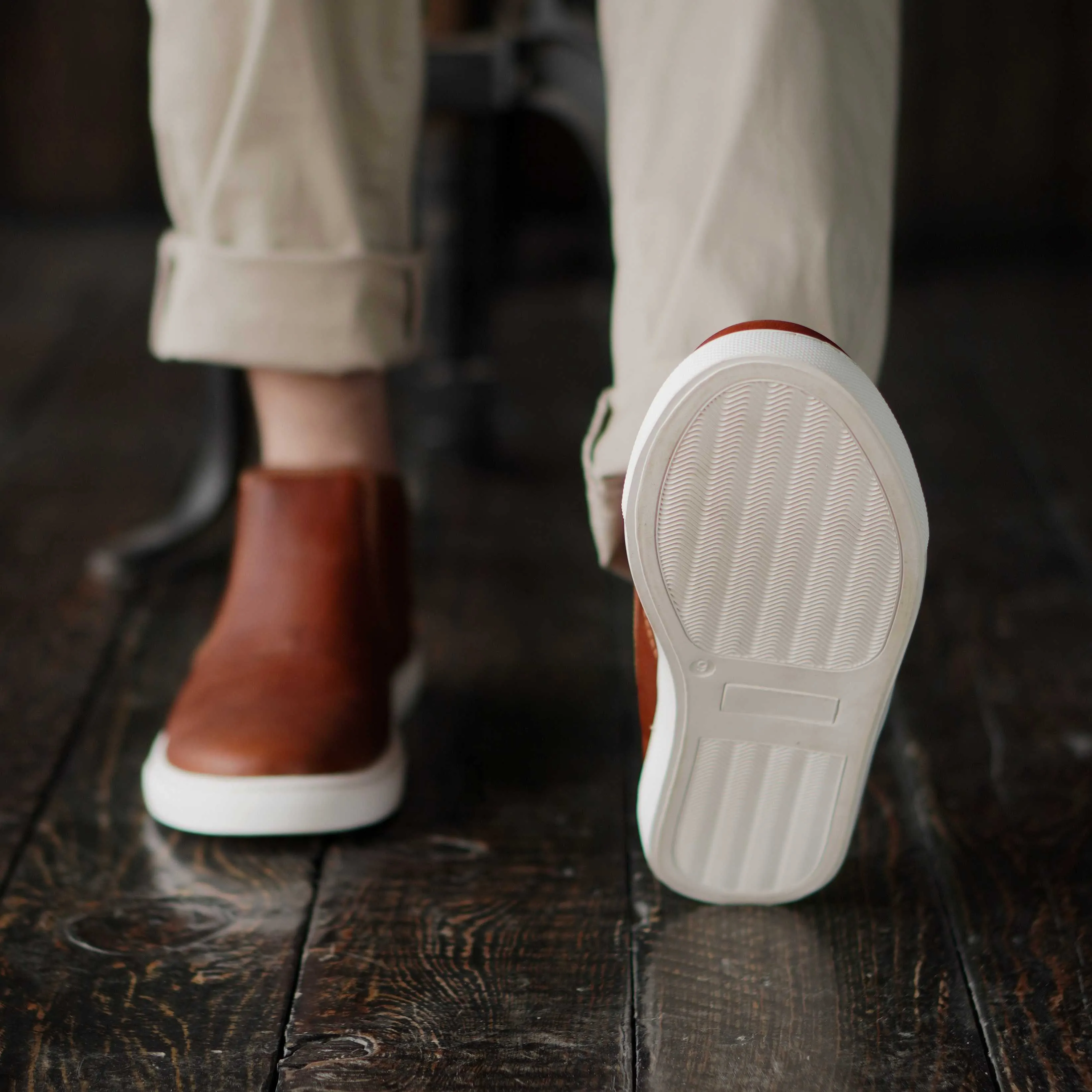 Chelsea Sneakers (Saddle Tan)