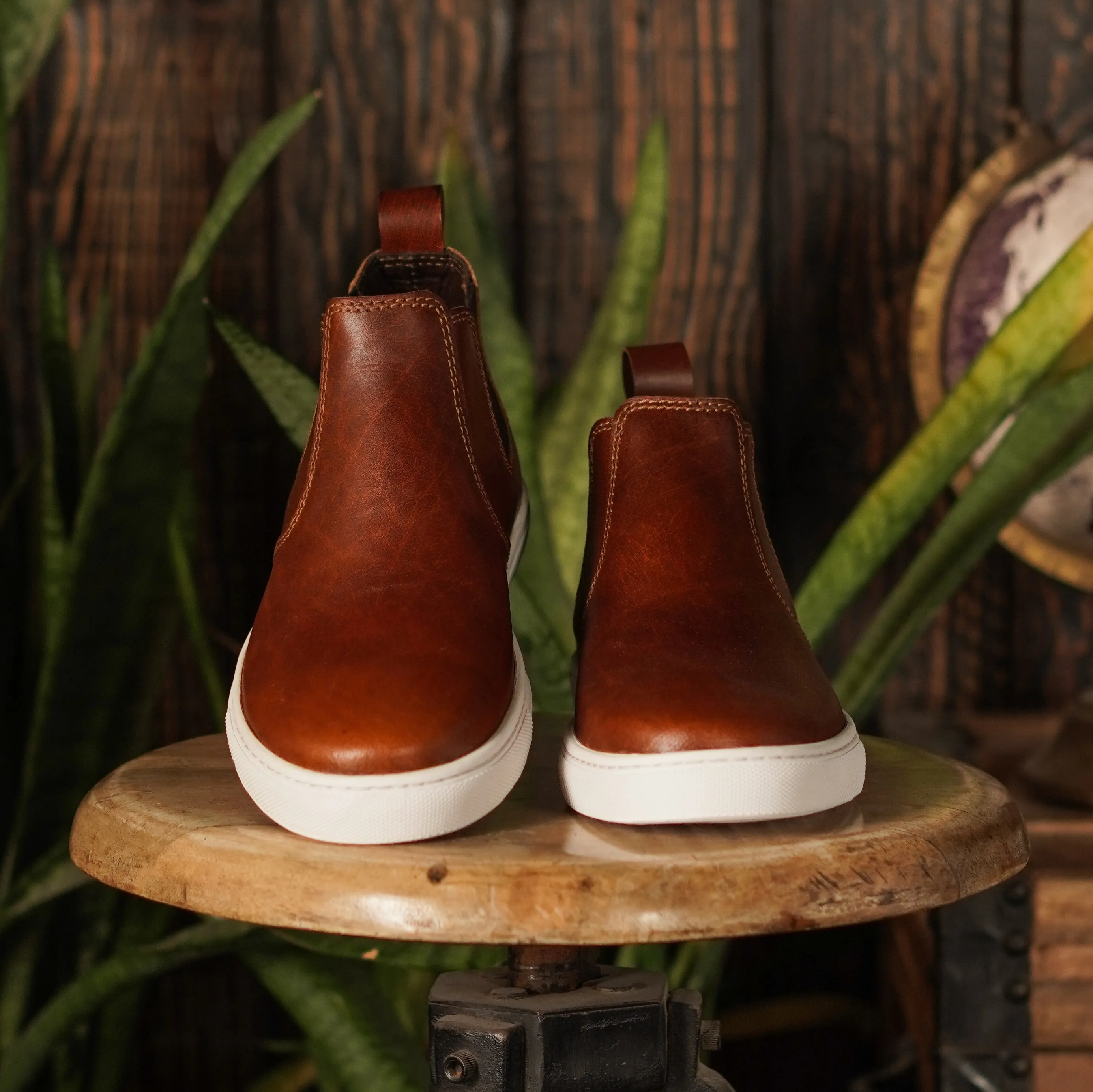 Chelsea Sneakers (Saddle Tan)