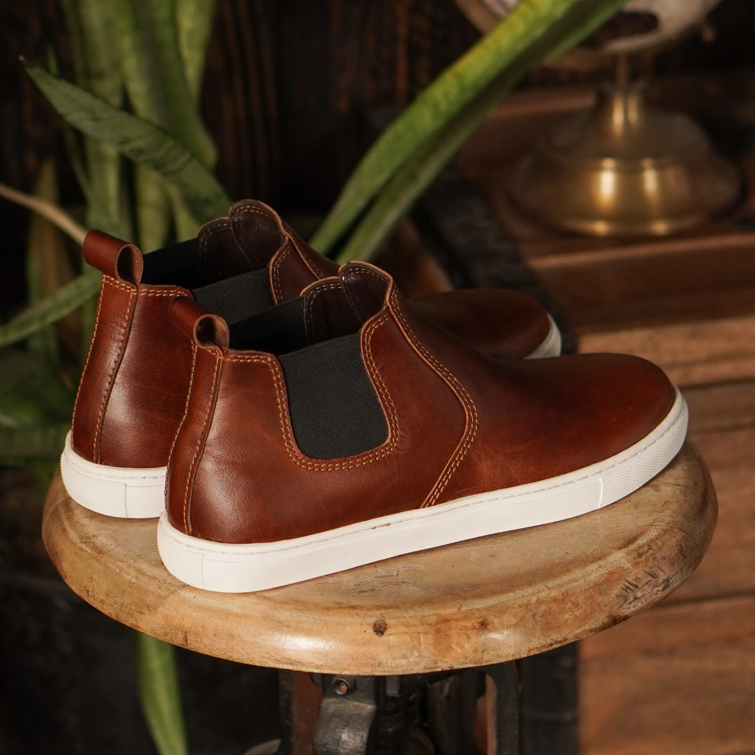 Chelsea Sneakers (Saddle Tan)