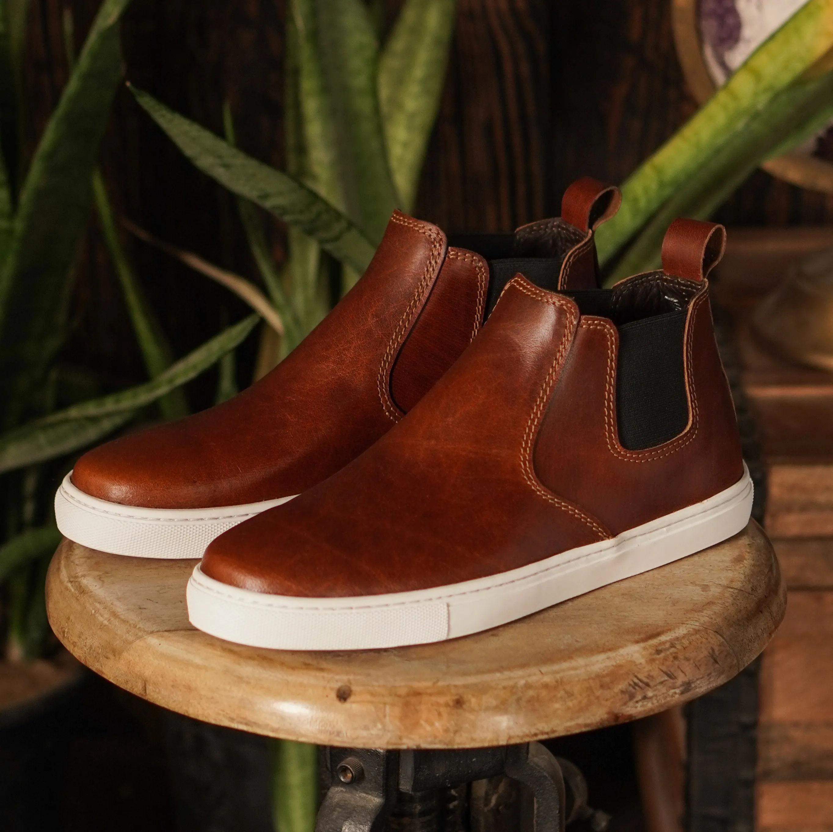Chelsea Sneakers (Saddle Tan)