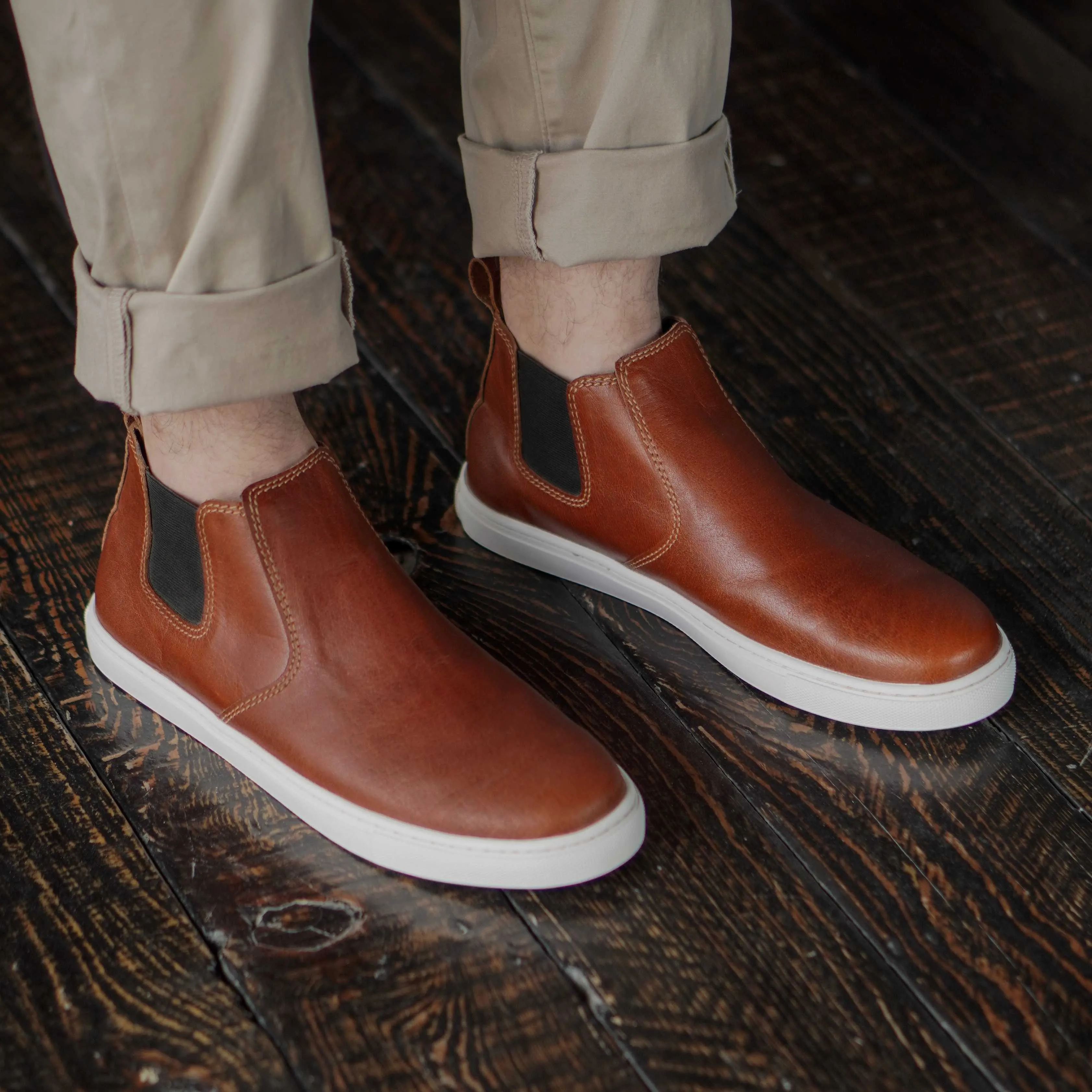 Chelsea Sneakers (Saddle Tan)