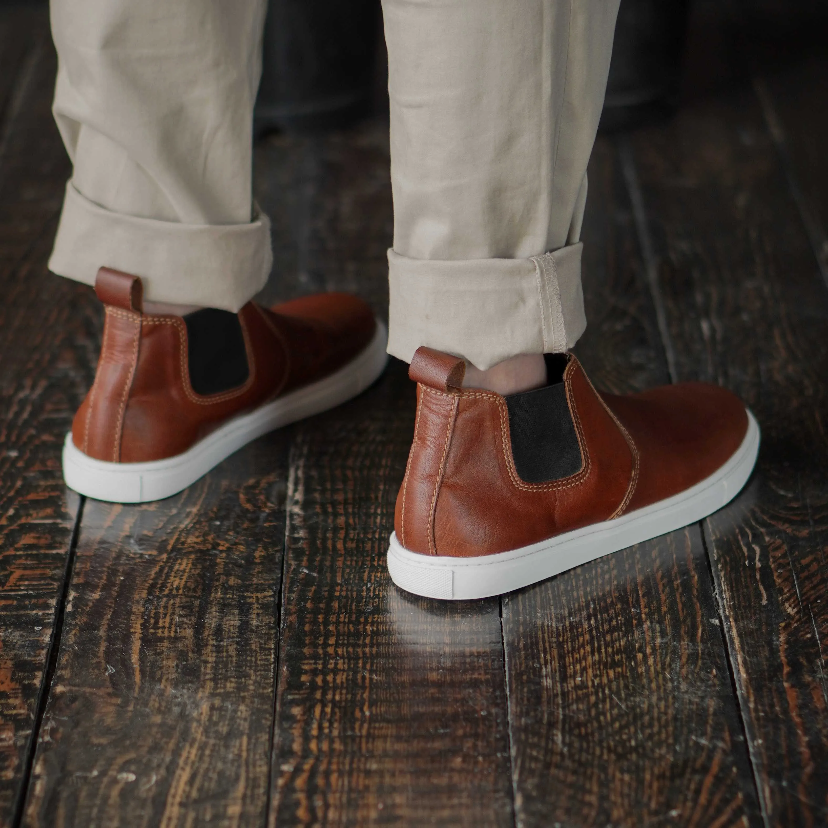 Chelsea Sneakers (Saddle Tan)