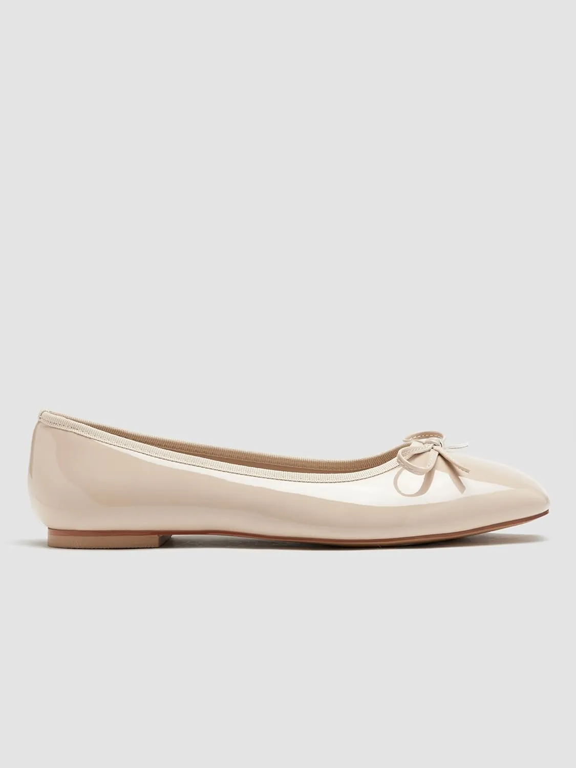 CIDER Bow Decor Square Toe Ballet Mary Jane Flats