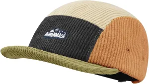 CLAPE Short Brim Corduroy 5 Panel Baseball Cap, Vintage Block-Color Breathable Dad Hat, Adjustable Snapback Trucker Hat