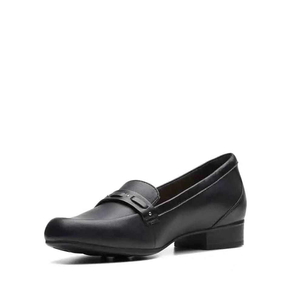 Clarks Women's Juliet Bay Black Leather