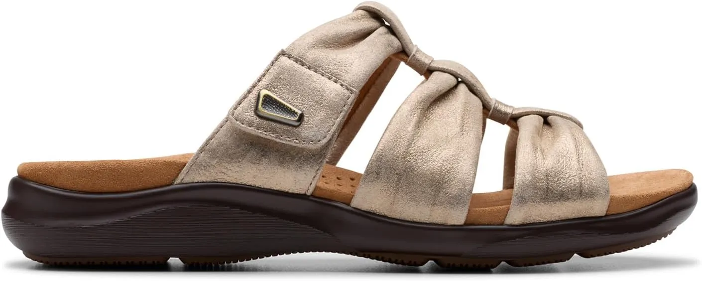 Clarks Women's Kitly Slide Flat Sandal