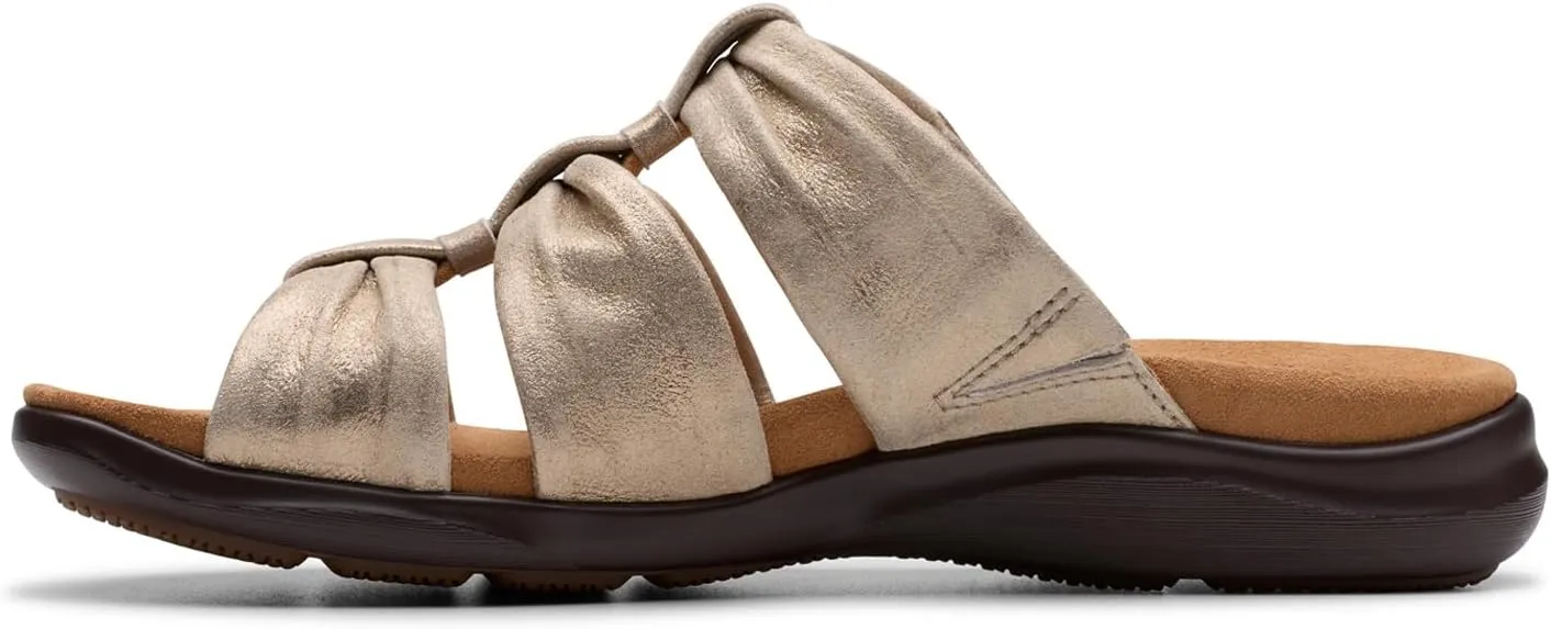 Clarks Women's Kitly Slide Flat Sandal