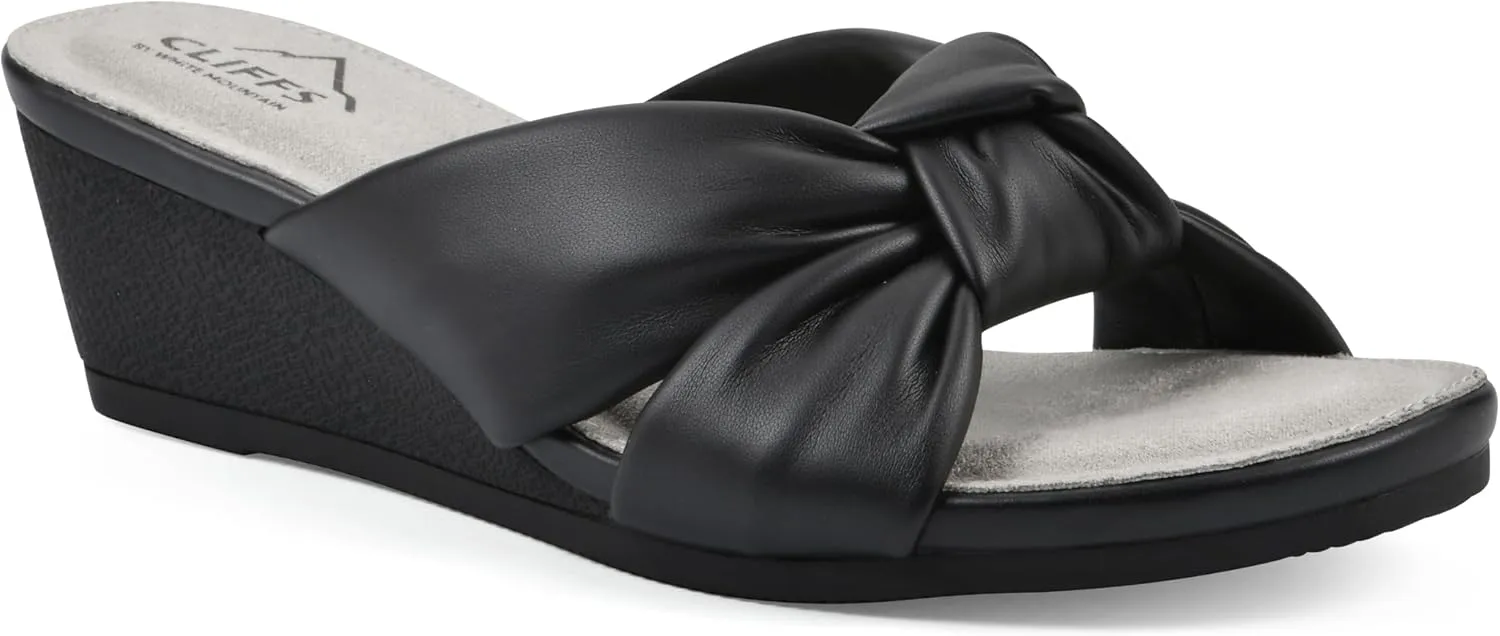 CLIFFS BY WHITE MOUNTAIN Women's Candie Wedge Sandal