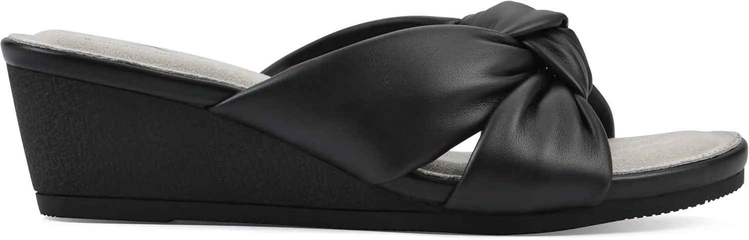 CLIFFS BY WHITE MOUNTAIN Women's Candie Wedge Sandal