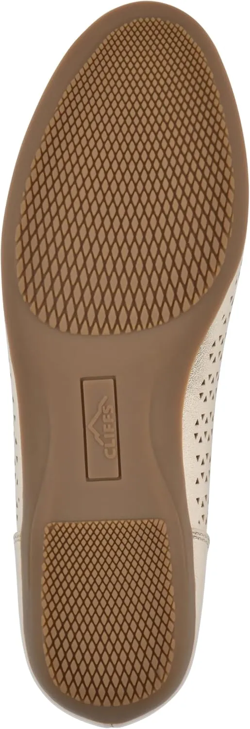 CLIFFS BY WHITE MOUNTAIN Women's Cindy Cushioned Ballet Flat