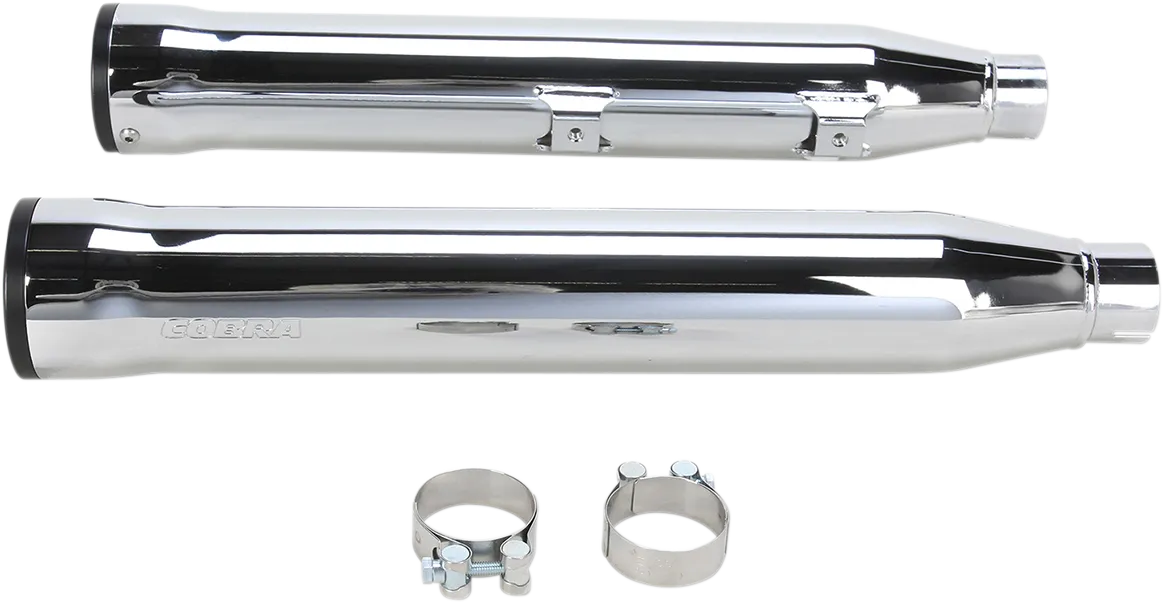 COBRA 3" RPT Mufflers for '07-'17 Softail - Chrome 6053