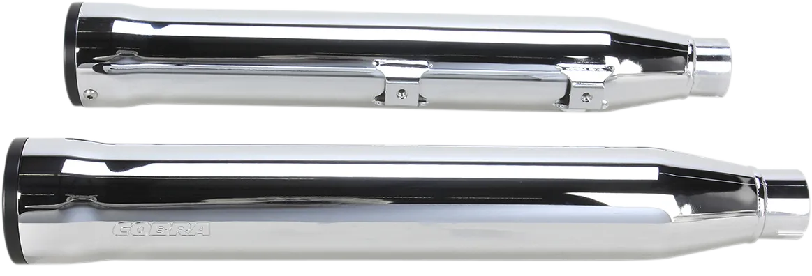 COBRA 3" RPT Mufflers for '07-'17 Softail - Chrome 6053