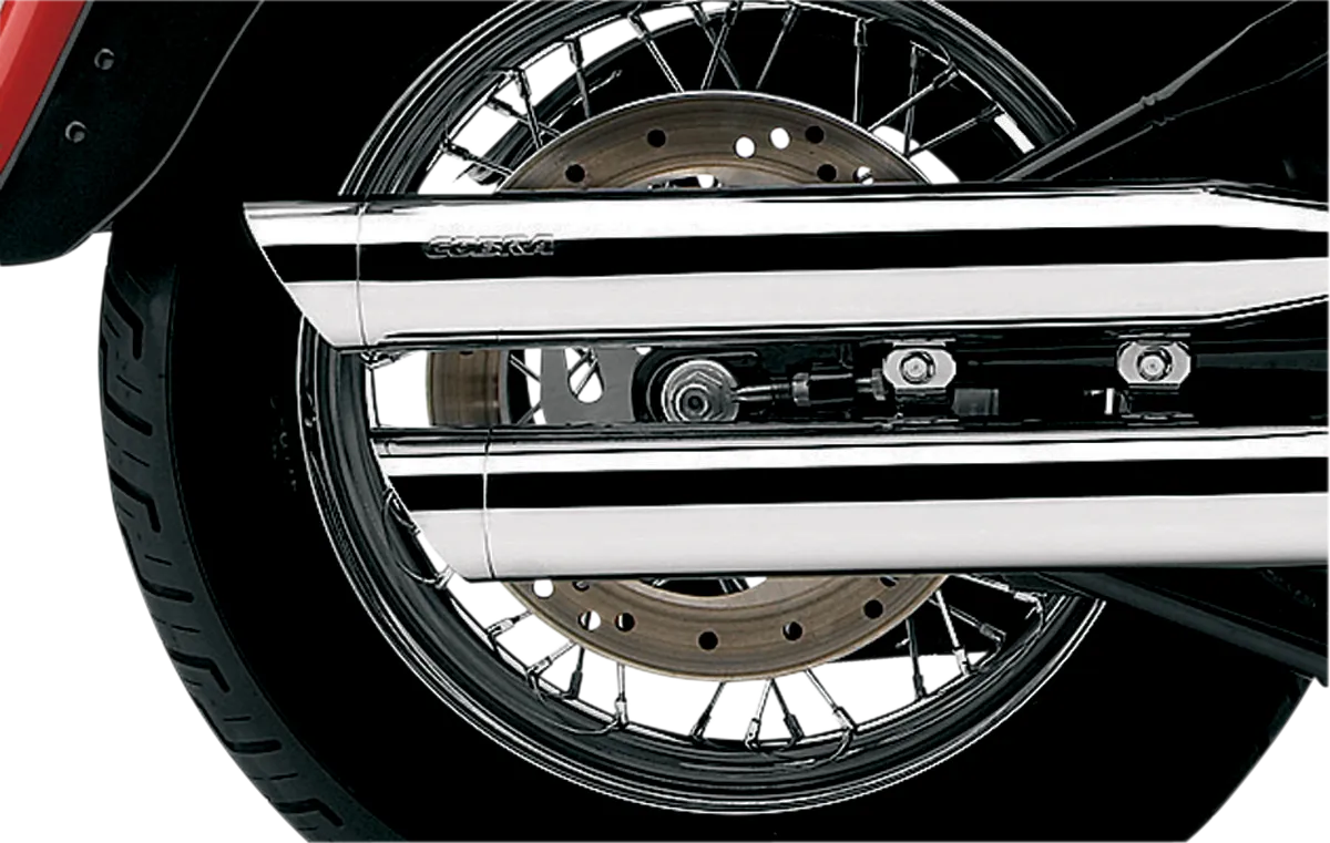 COBRA Chrome Slashcut Mufflers 6000