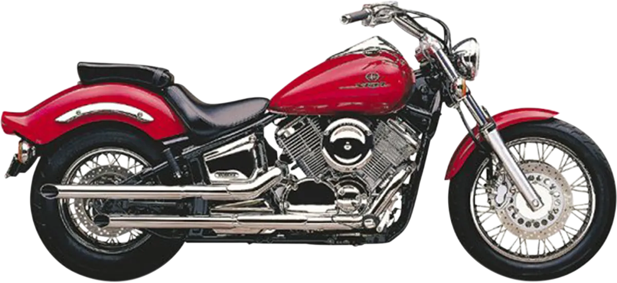 COBRA Drag Mufflers - Chrome - V-Star 1100 2267