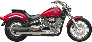 COBRA Drag Mufflers - Chrome - V-Star 1100 2267