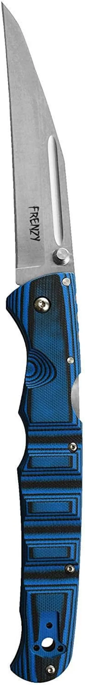 COLD STEEL Frenzy II 5.5" S35VN Razor-Sharp Blade 6.75" G-10 Handle Everyday Carry Tactical Folding Knife with Tri-Ad Locking Mechanism