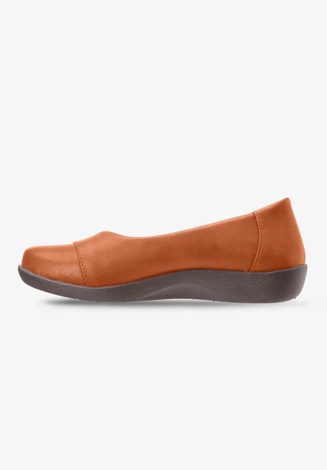 Comfortview Women's Wide Width The Gab Flat