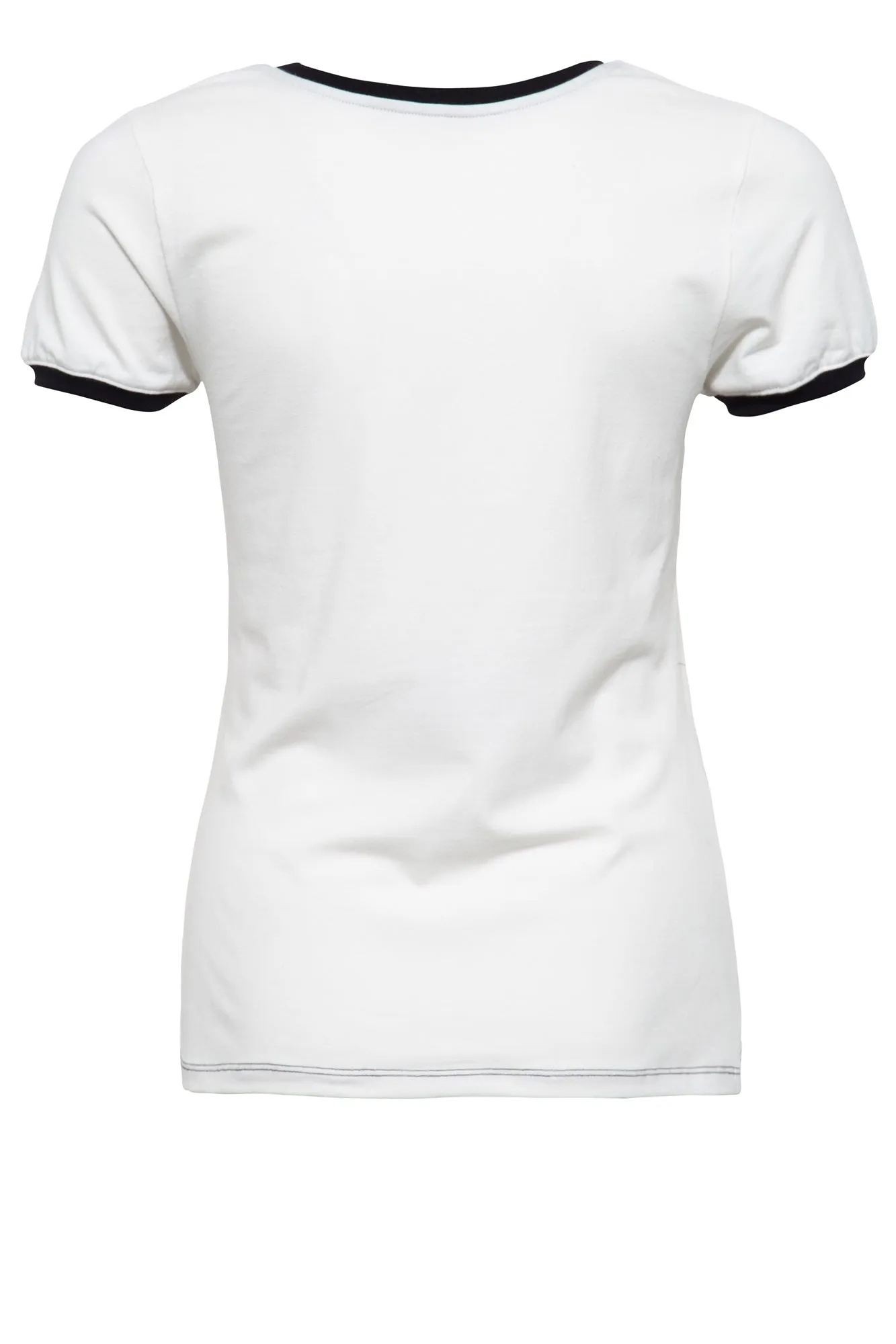 Contrast Shirt mit Pin Up Print im Vintage Style «Queen Knives»