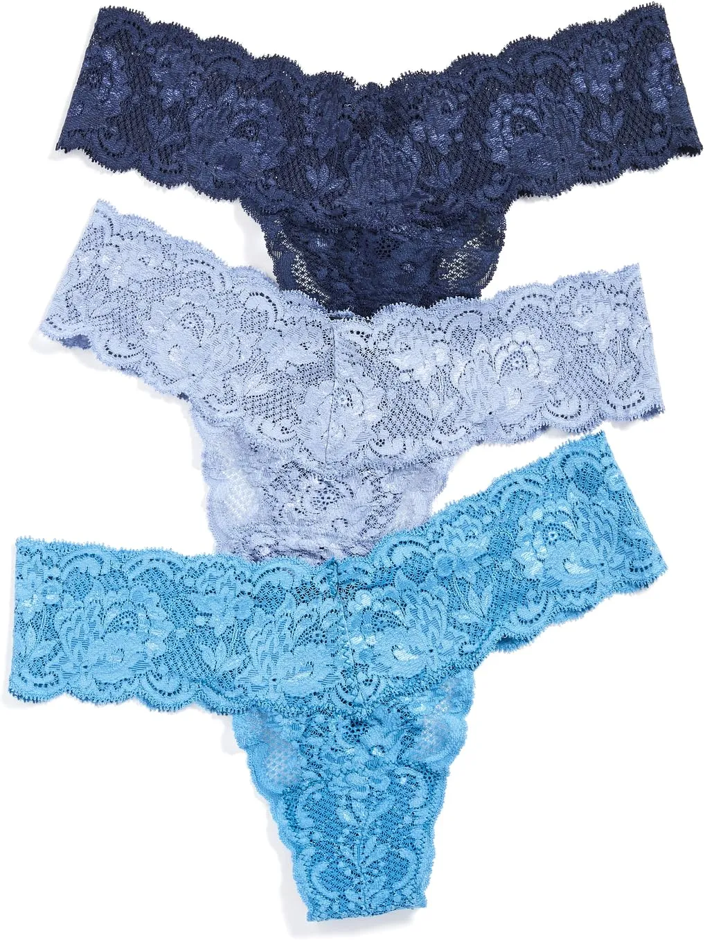 Cosabella Women's Never Say Never Cutie 3 Pack Low Rise Thongs
