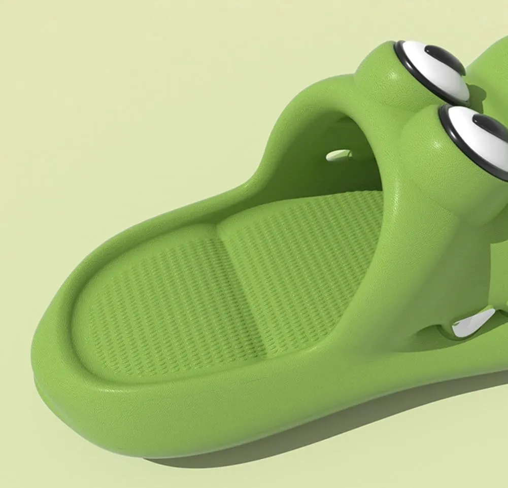Crocodile Slippers for Women Men Animal Slides Thick Sole House and Outdoor Slippers Non-Slip Comfy Cushion Thick Sandals