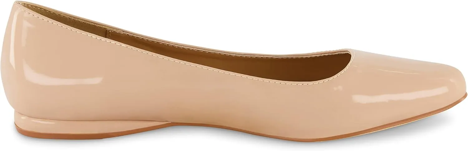 CUSHIONAIRE Women's Francie Flat with  Comfort Foam and Wide Widths Available