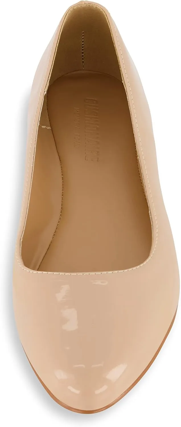 CUSHIONAIRE Women's Francie Flat with  Comfort Foam and Wide Widths Available